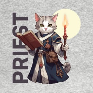 The Support Priest Cat T-Shirt